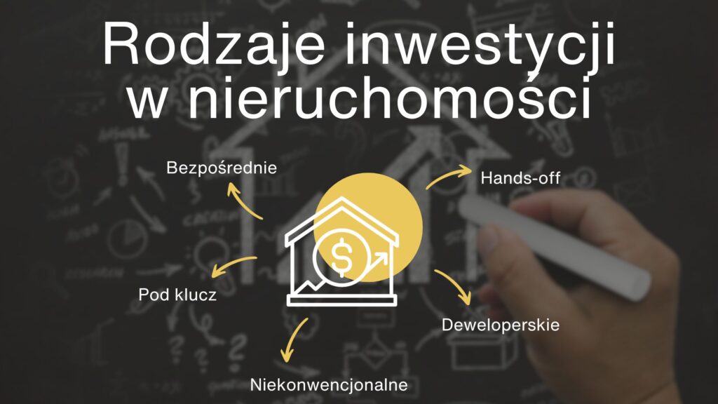 rodzaje inwestycji w nieruchomości, inwestycje bezpośrednie, pod klucz, hands-off, deweloperskie, niekonwencjonalne, w które zacząć inwestować